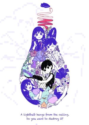 Nostalgic Lightbulb Dreams: Anime-Style Art Print - Premium Wooden Framed Poster. Ready to Hang.