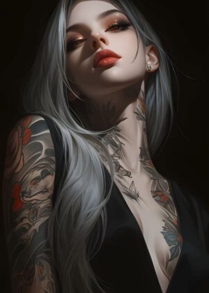 Jinx Waifu Anime Art Print - Premium Wooden Framed Poster. Ready to Hang.