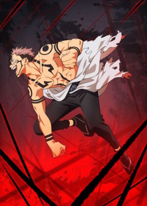 Ryomen Sukuna: Dynamic Anime Art Print - Premium Wooden Framed Poster. Ready to Hang.
